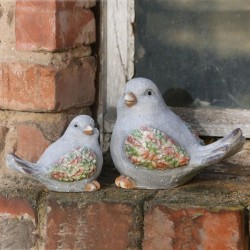 Декоративные фигурки "Птички с мозаикой" керамика, 2 штуки